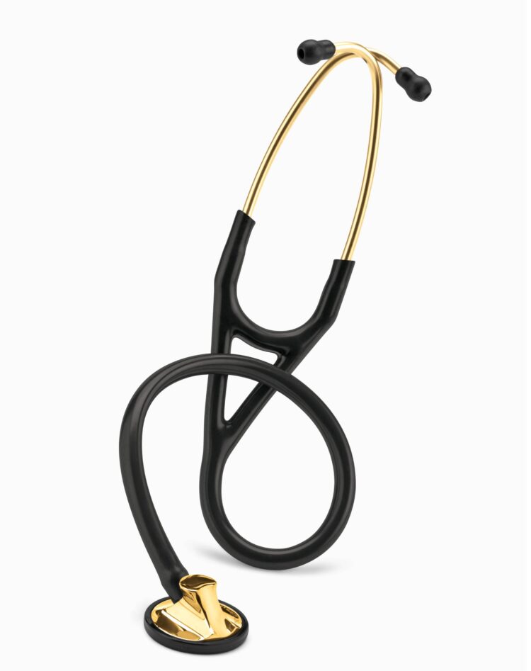Littmann® Master Cardiology™- Black Tube, Brass-Finish Chestpiece
