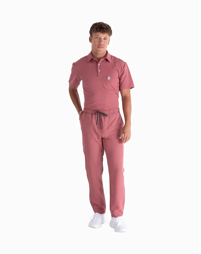 Thabo™ Straight Leg Pants - Colour: Mauve