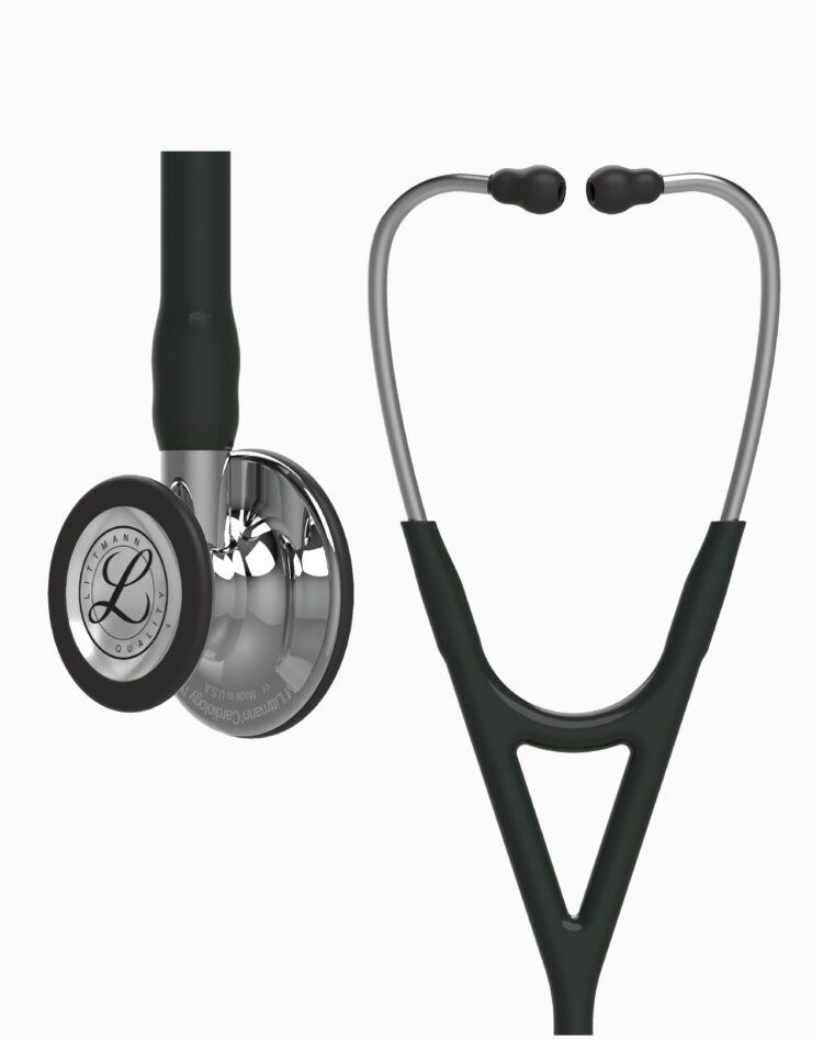 Littmann® Cardiology IV™ – Black Tube, Standard-Finish Chestpiece, Stainless Stem and Headset