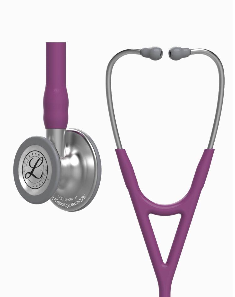 Littmann® Cardiology IV™ – Plum Tube, Standard-Finish Chestpiece, Stainless Stem and Headset