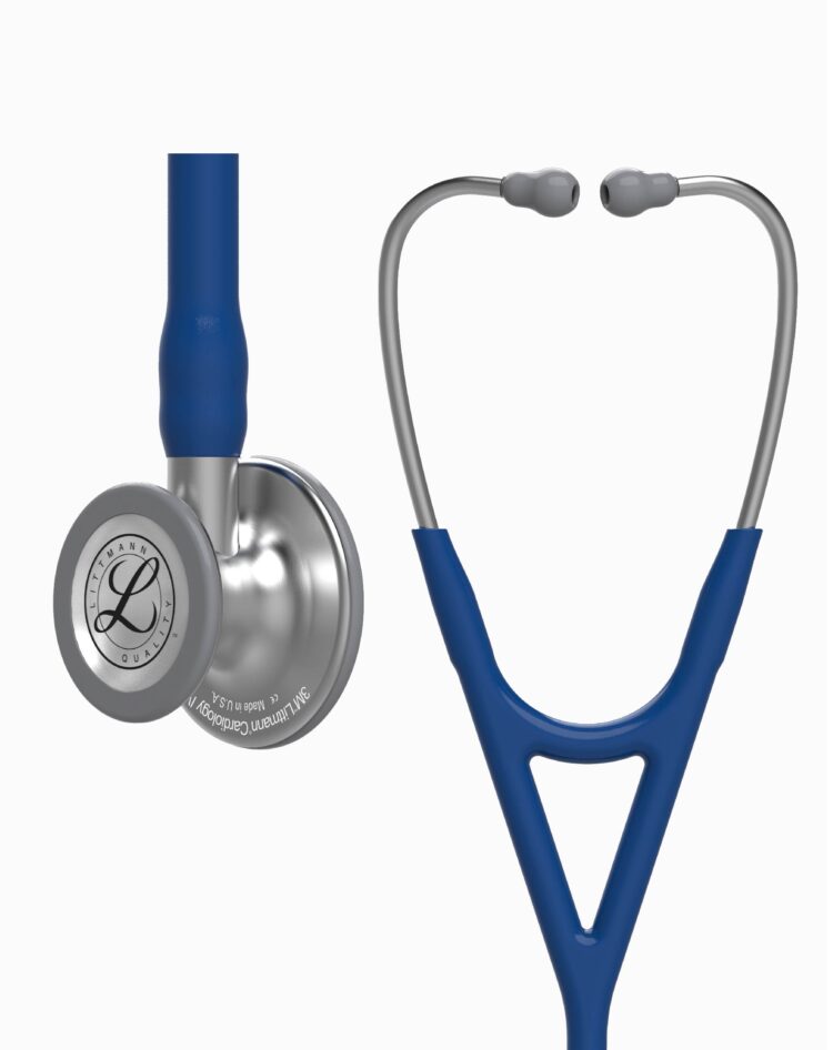 Littmann® Cardiology IV™ – Navy Blue Tube, Standard-Finish Chestpiece, Stainless Stem and Headset