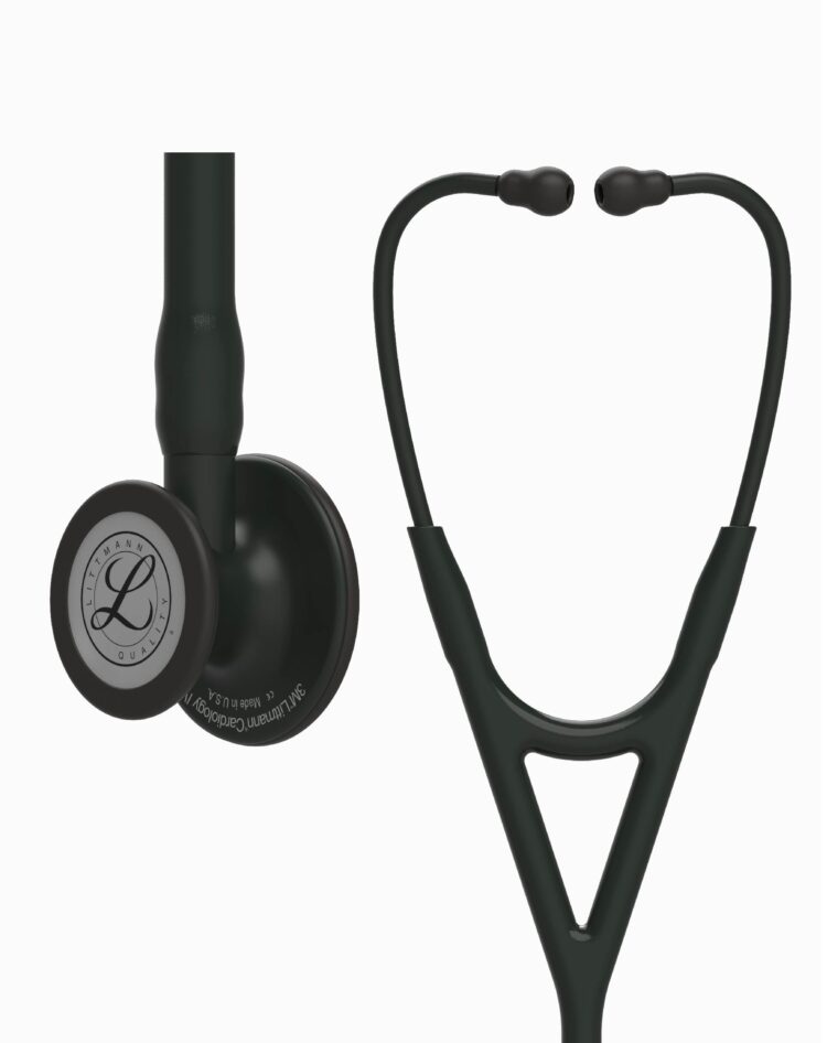 Littmann® Cardiology IV™- Black-Finish Chestpiece, Black Tube, Stem and Headset