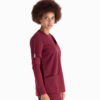 Lily™ Three Pocket Scrub Top - Colour: Maroon