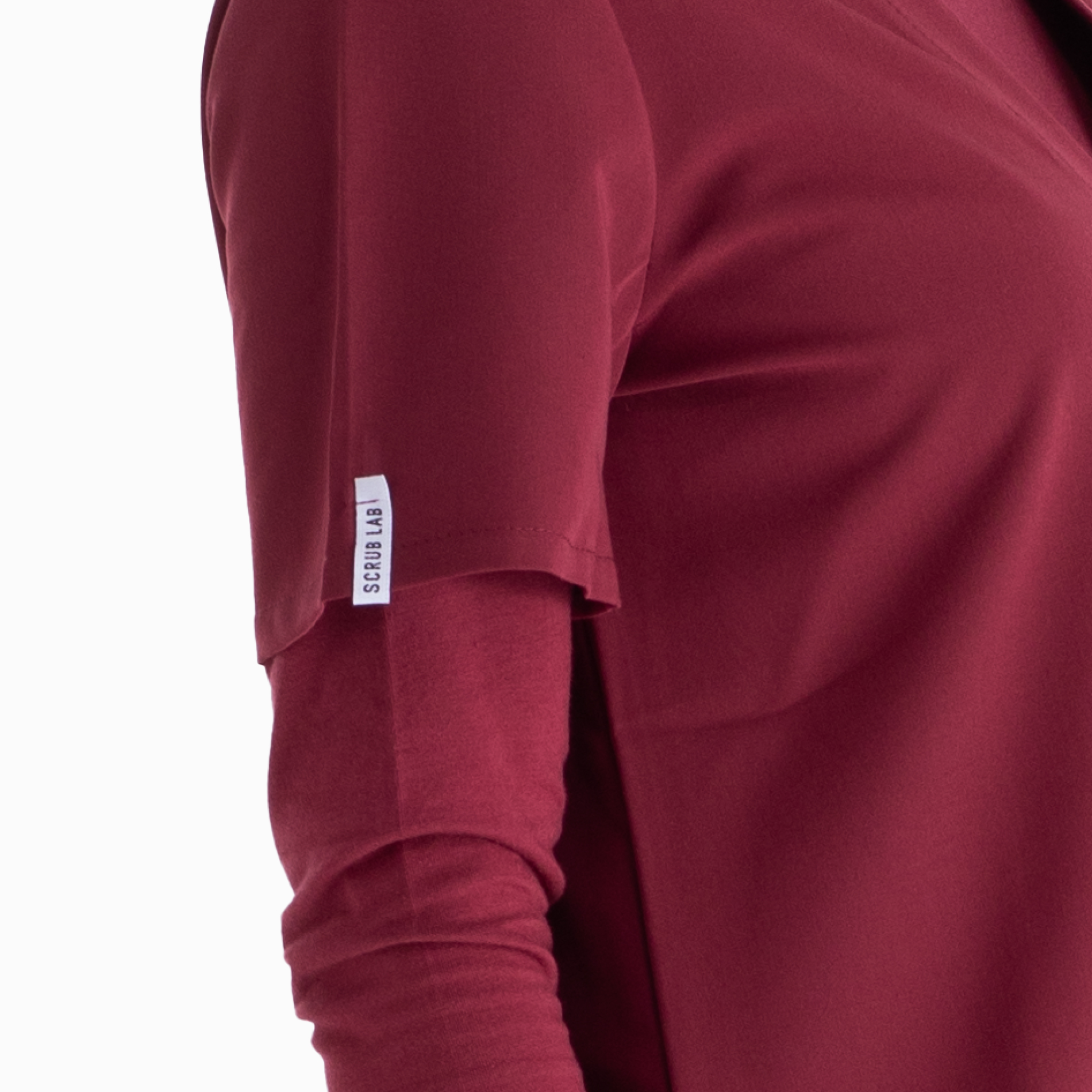 Lily™ Three Pocket Scrub Top - Colour: Maroon