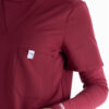 Lily™ Three Pocket Scrub Top - Colour: Maroon